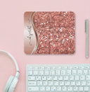 Recherche de paillettes tapis souris Monogramme