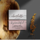 Recherche de calligraphie moderne cartes visite Blanc