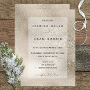 Recherche de champagne gold mariage invitations Élégant