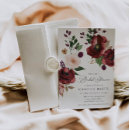 Recherche de burgundy bridal shower invitations Botanique