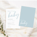 Recherche de bonjour baby invitations Petit garçon