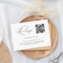 Recherche de qr code rsvp invitations Minimaliste moderne simple