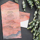 Recherche de sunset mariage invitations Rustique