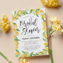 Recherche de citrus bridal shower invitations Citron