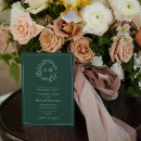 Recherche de émeraude invitations Monogramme