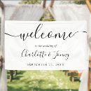Recherche de mariage banderoles Minimaliste