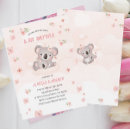 Zoek naar koala baby shower invitations Bloemen
