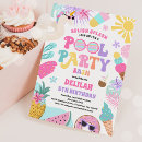 Recherche de summer party invitations Fête du pool