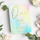 Recherche de pastel rainbow invitations Arc en ciel