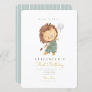 Recherche de lion mignon invitations Pour enfants
