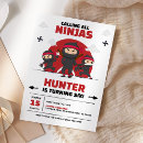 Recherche de ninja warrior invitations Guerrier