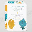 Recherche de partie monstre invitations Mignon