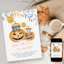 Recherche de halloween faire part grossesse Petit citrouille
