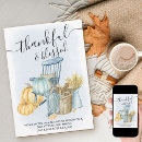 Recherche de citrouilles heureux invitations Aquarelle