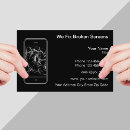 Recherche de réparation de téléphone cartes visite Cassé