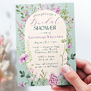 Recherche de delicate bridal shower invitations Aquarelle