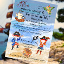 Recherche de chasse au trésor invitations Bateau pirate