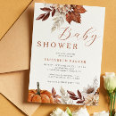 Recherche de fall floral baby shower invitations Botanique