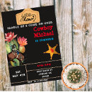 Zoek naar wilde westen uitnodigingen Boy