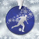 Recherche de ballon de football ornements Bleu