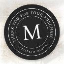 Recherche de emballage de boutique autocollants Noir et blanc