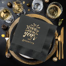 Recherche de bonne année serviettes Typographie