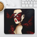 Recherche de papillon rouge tapis souris Papillons