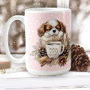 Recherche de cavalier king charles tasses Rose