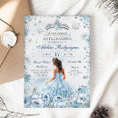 Recherche de royal blue quince invitations Quinceanera