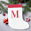 Recherche de monogramme chaussette de noël Simple