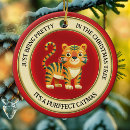 Zoek naar grappige tijger ornamenten Schattig