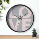 Recherche de amour horloges Rose