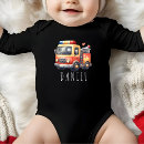 Recherche de camion pompiers bébé vêtements Mignon