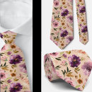 Recherche de rose et crème cravates Fleurs