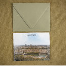 Recherche de voyage lyon cartes postales Illustration