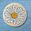 Recherche de fleurs blanches badges Pour enfants