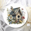 Recherche de birdhouse autocollants Fleurs