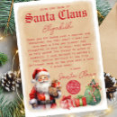 Recherche de père vintage noël invitations Lettre du pôle nord
