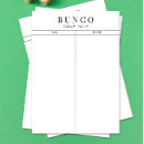 Recherche de pointage Bunco