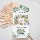 Recherche de singes jumeaux invitations Mother to be