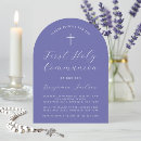 Recherche de première catholique petite communion invitations Simple