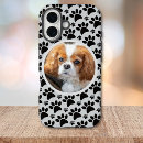 Recherche de empreintes de pattes animaux iphone coques Noir