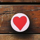 Recherche de saint valentin boutons et poignées de porte Rouge