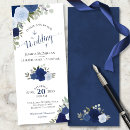 Recherche de saphir bleu marine invitations Élégant