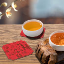 Recherche de chinois dessous de verres Rouge