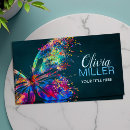 Recherche de peinture papillon cartes visite Maquillage