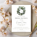Recherche de monogram bridal shower invitations Blanc