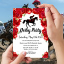 Recherche de derby party invitations Roses rouges