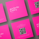 Recherche de publicité cartes visite Code qr