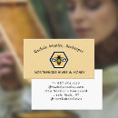 Recherche de abeille vintage cartes visite Rustique